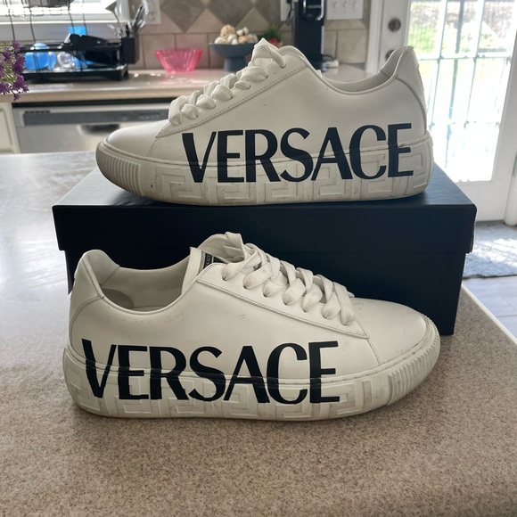 Versace Sneaker Vitello+Scritta - Picture 2 of 5